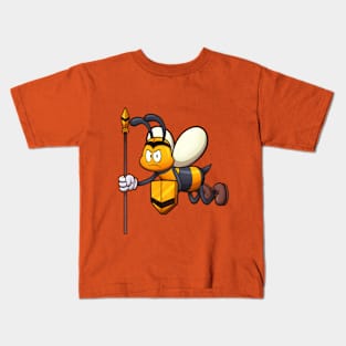 Cartoon Bee Guard Kids T-Shirt